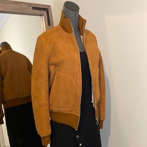 Sandro Real dyed mouton lamb jacket so warm so cool! fits like M, good condition